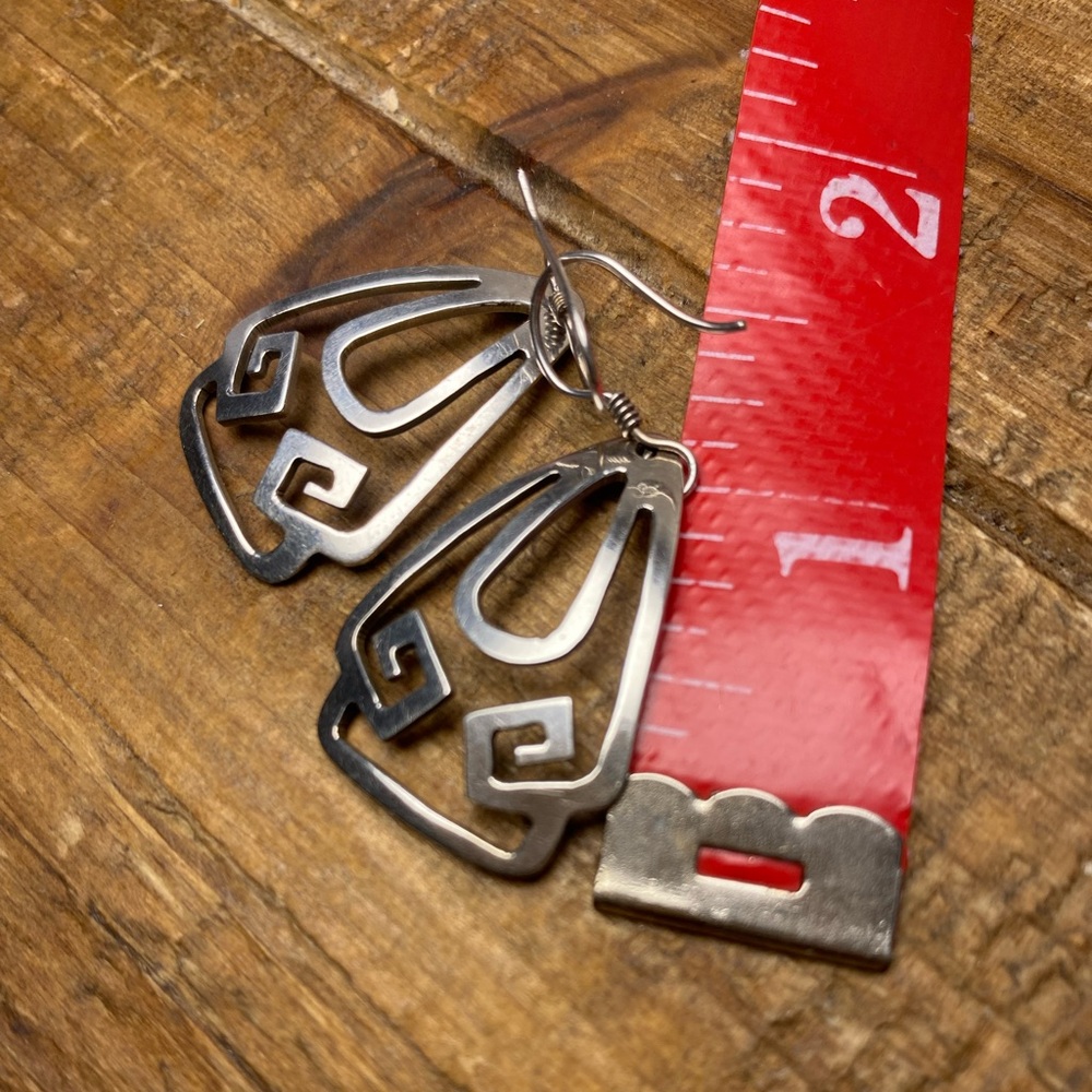 Mexican 925 Silver Geometric Earrings